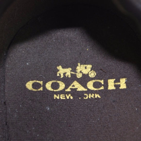 Coach Kelson Brown Signature Suede Canvas Lace Up - Picture 6 of 6